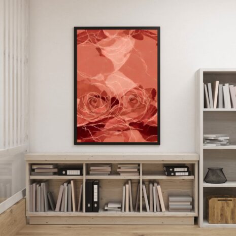 Red Luster Frame Poster Mockup 1