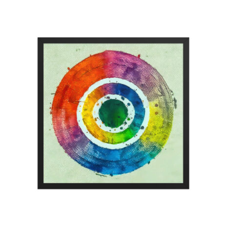 Luminous Layers Framed Poster