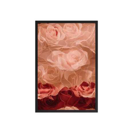 Liquid Rose Framed Poster
