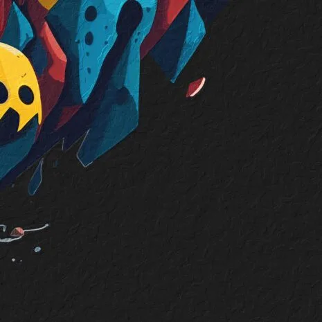 Pixel Burst Frame Poster Mockup 2