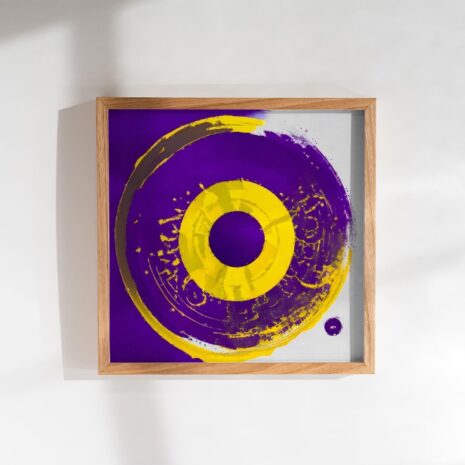 Radiant Rings Frame Poster Mockup 1