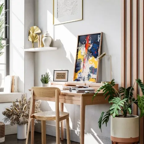 Screaming Colors Framed Poster Mockup 1