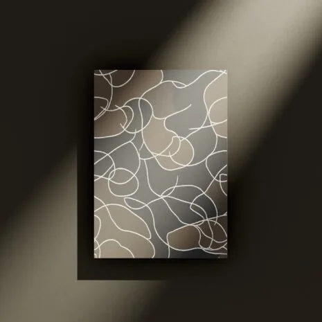 Abstract Horizon Poster Mockup 1